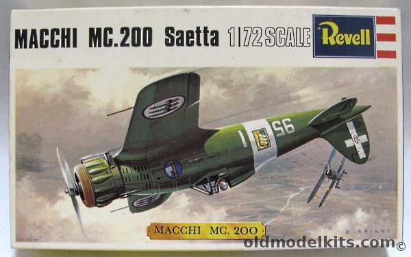 Revell 1/72 Macchi MC-200 Saetta, H657 plastic model kit